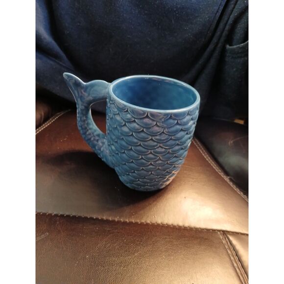 Blue Mermaid Tail Mug Cup - Picture 2 of 6